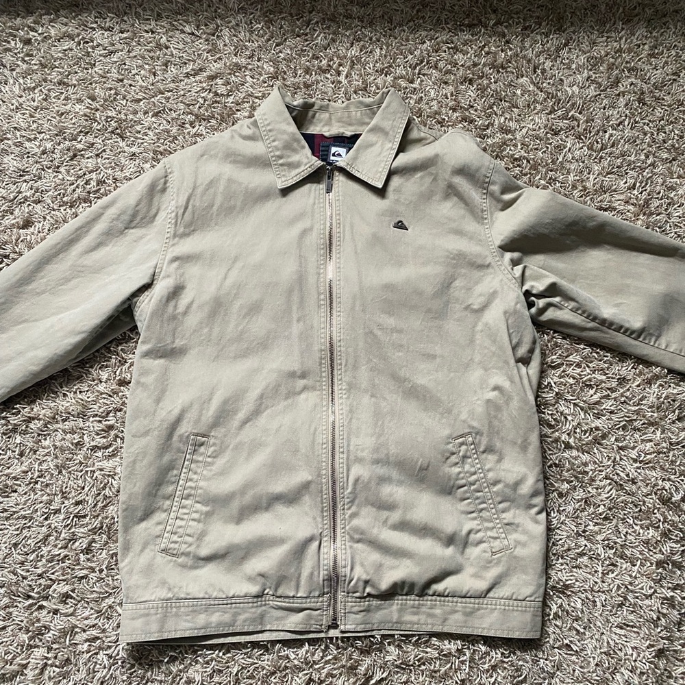 Quick silver insulated Khaki Work Jacket Size XL